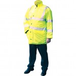 CROMWELL  Haina cu vizibilitate mare, care respira HI-VIS BREATHABLE COATCL3(EN20471) YELLOW - M