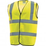 CROMWELL  Vesta cu vizibilitate mare - galben HI-VIS WAISTCOAT 1BB & B(EN471)YELLOW (M)