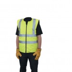 CROMWELL  Haina vizibilitate mare HI-VIS REVERSIBLE BODY WARMER(EN20471) YELLOW - M