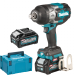 MAKITA TW001GM201 Masina de insurubat cu impact brushless, cu 2 acumulatori Li-Ion, 40V XGT, 4Ah, 2000Nm + MAKPAC TIP 3