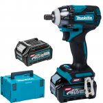 MAKITA TW005GD201 Masina de insurubat cu impact brushless, cu 2 acumulatori Li-Ion, 40V XGT, 2.5Ah, 630Nm + MAKPAC TIP 2