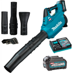 MAKITA UB001GM101 Suflator frunze Li-Ion, cu 1 acumulator Li-Ion, 40V XGT, 4Ah + Incarcator + BL4025 Acumulator  LI-Ion, 40V XGT, 2.5Ah