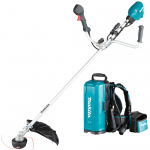 MAKITA UR101CZ01 Coasa compatibila cu suport tip rucsac, brushless, diametru de tundere 43 cm + Rucsac pentru acumulatori Li-Ion, 4x18V LXT, cu 4 porturi (SOLO)