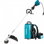 MAKITA UR201CZ01 Coasa compatibila cu suport tip rucsac, brushless, diametru de tundere 43 cm + Rucsac pentru acumulatori Li-Ion, 4x18V LXT, cu 4 porturi (SOLO)