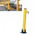 CROMWELL  Blocator loc de parcare galben, cu cheie, 60x625 mm