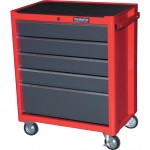 CROMWELL  Dulap mobil 5-DRAWER ROLLER CABINET -RED