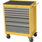 CROMWELL  Dulap mobil cu 7 sertare 7-DRAWER CABINET YELLOW/GREY