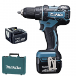 MAKITA DDF470RME Masina de gaurit si insurubat brushless, cu 2 acumultori Li-Ion, 14.4V, 4Ah, 46Nm