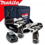 MAKITA DK1493WX Masina de gaurit cu percutie HP330DWE + Masina de insurubat cu impact TD090Z  (SOLO)