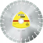 KLINGSPOR  DT 600 U Disc diamantat, 125x2,4x22,23 mm 15 Segmente 20x2,4x9 mm