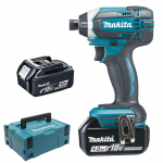 MAKITA DTD152RMJ Masina de insurubat cu impact cu 2 acumulatori Li-Ion, 18V, 4Ah, 165Nm