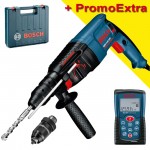 BOSCH GBH 2-26 DFR Ciocan rotopercutor SDS-plus 800 W, 2.7J + DLE 40 Telemetru cu laser