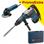 BOSCH GBH 8-45 D Ciocan rotopercutor SDS-max 1500 W, 12,5 J + GWS 600 (115) Polizor unghiular