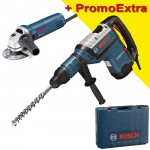 BOSCH GBH 8-45 D Ciocan rotopercutor SDS-max 1500 W, 12,5 J + GWS 850 CE Polizor unghiular cu regulator