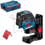 BOSCH GCL 25 + BM 1 Nivela laser puncte-linii + Suport + L-BOXX