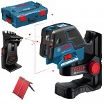 BOSCH GCL 25 + BM 1 Nivela laser puncte-linii + Suport special + L-BOXX