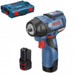 BOSCH GDS 10.8 V-EC Surubelnita cu impact brushless, cu 2 acumulatori Li-Ion, 2.5Ah, 115Nm + L-BOXX