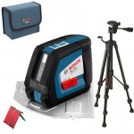 BOSCH GLL 2-50 + BT 150 Nivela laser cu linii  (20 m) +  Stativ