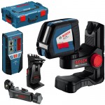 BOSCH GLL 2-50 +BM 1 + LR 2 Nivela laser cu linii + Suport + Receptor + L-BOXX