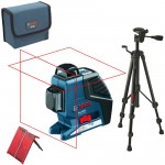 BOSCH GLL 2-80 P + BT 150 Nivela laser cu linii + Stativ