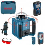 BOSCH GRL 300 HV Nivela laser rotativa + DLE 40 Telemetru cu laser