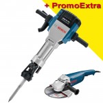 BOSCH GSH 27 VC Ciocan demolator + GWS 20-230 JH Polizor unghiular