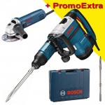 BOSCH GSH 7 VC Ciocan demolator SDS-max 1500 W + GWS 850 CE Polizor unghiular