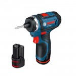 BOSCH GSR 10.8 LI HEX Masina de gaurit si insurubat cu 2 acumulatori li-Ion, 1.5Ah, 30Nm