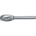 CROMWELL  York. Carbide Burr, Uncoated, Cut 6 - Double Cut, 6.3mm, Oval