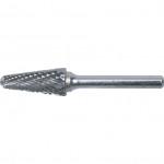 CROMWELL  York. Rotary Burr, Conical, Uncoated, Carbide, Cut 6 - Double Cut, 6 x 19mm