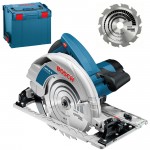 BOSCH GKS 85 G Ferastrau circular 2200 W + L-BOXX + Disc Construct Wood