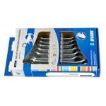 UNIOR  Set de chei combinate scurte in cutie de carton - 125/1CS Unior, N0: 8, 9, 10, 12, 13, 14, 17, 19