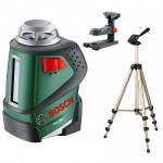 BOSCH PLL 360 Nivela laser autonivelanta cu linii la 360° + Suport universal +  Trepied HAMA STAR700EF