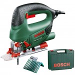 BOSCH PST 800 PEL Ferastrau vertical 620 W + Set 10 panze + Valiza