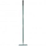 CROMWELL  C/S GARDEN RAKE RUBBERGRIPALUMINIUM SHAFT (12 TEETH)
