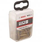 BOSCH  Set 25 biti Max Grip in cutie Tic-Tac 25 mm, PZ2