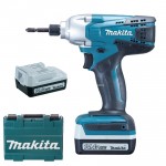 MAKITA TD126DWE Masina de insurubat cu impact cu 2 acumulatori Li-Ion, 14.4V, 1.3Ah, 135Nm