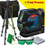 BOSCH GLL 2-15 G + LB 10 + BT 150 Nivela laser cu linii verzi (15 m) + Suport universal + Trepied +  Ochelari pentru laser verde