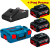 BOSCH GBA18V + GAL18V-20 Set 3 acumulatori Li-Ion, 18V, 5Ah 
