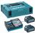 MAKITA  Kit acumulatori Li-Ion, 40V XGT, 2.5Ah (MAKPAC + DC40RA + BL4025x2)