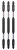 BOSCH  Set 3 biti duble Impact Control 150 mm, PH2