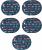 BOSCH  Set 55 foi EXPERT O780 pe suport de folie, 125 mm, mixte R60/80/120/180/240