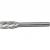 CROMWELL  Burghiu Carbid - Capat simplu cilindric 12x25 mm CYL. CARBIDE PLAIN END BURR CUT 3