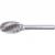 CROMWELL  Burghiu Carbid - Oval 9.5x16 mm OVAL SHAPE CARBIDE BURR CUT-9