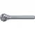CROMWELL  Burghiu Carbid - Capat rotund 8x6.4 mm BALL SHAPE CARBIDE BURR DBL CUT