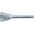 CROMWELL  Burghiu Carbid - Con inversat 19x16 mm INVERTED CONE CARBIDE BURR CUT 9