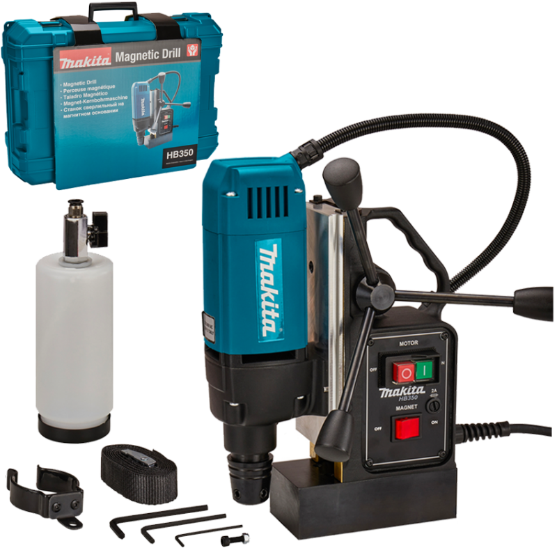 Makita HB350 3432 lei - Masina de gaurit cu talpa magnetica 1050W