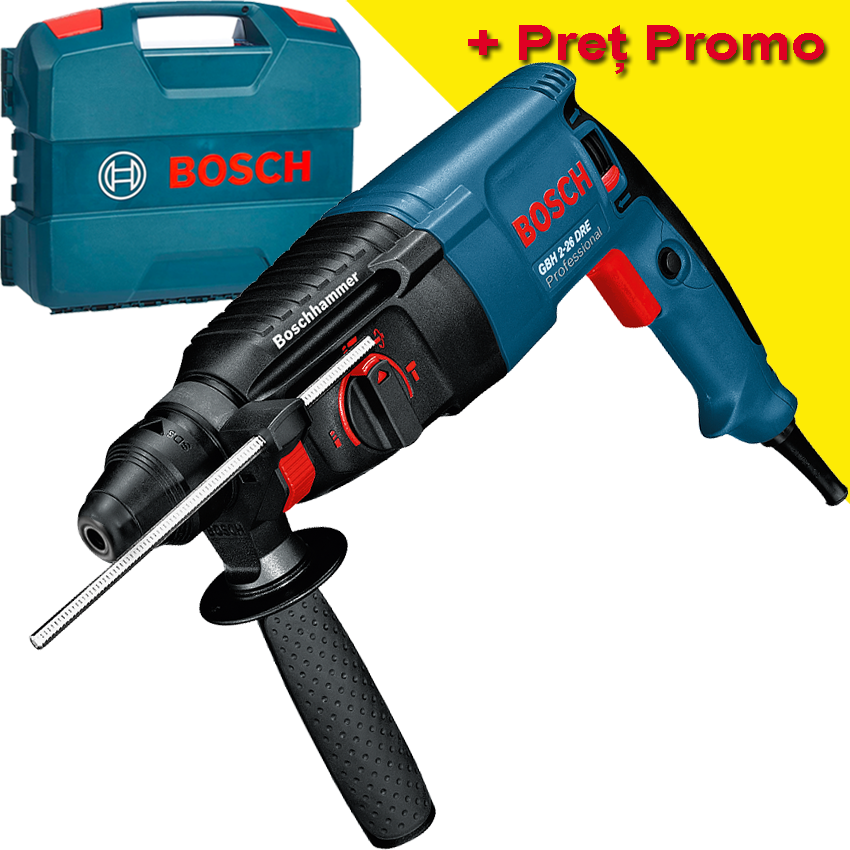 Bosch GBH 2-26 DRE 625.00 lei Ciocan rotopercutor SDS-plus W, 2.7 J - Shopexpert.ro